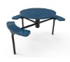 Elite Series Nexus Round Picnic Tables Inground Mounted