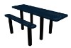 ELITE Series ADA 8 Foot Thermoplastic Steel Picnic Table