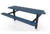 ELITE Series 8 Foot Thermoplastic Steel Picnic Table