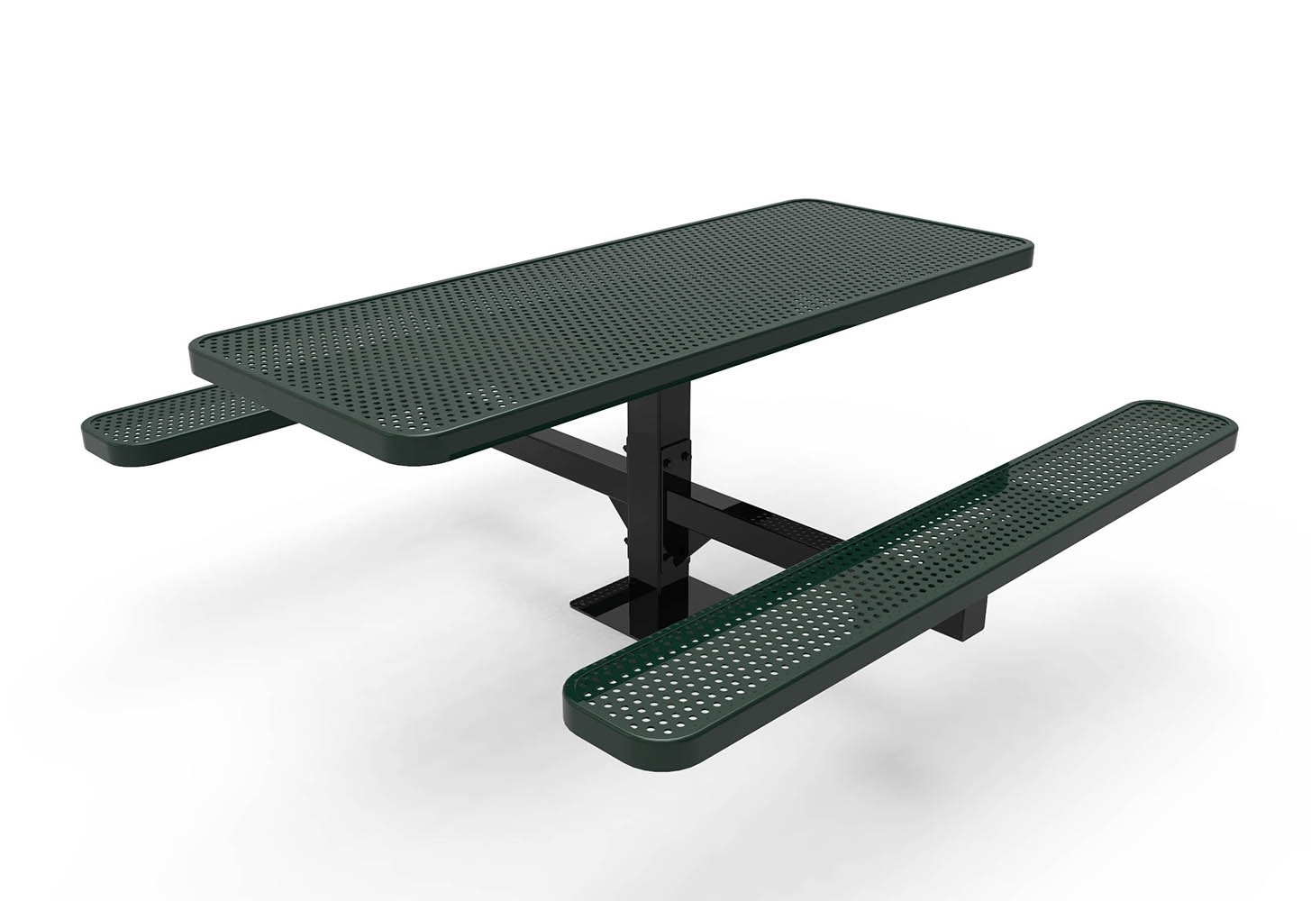 ELITE Series Single Pedestal 6 Foot Rectangular Thermoplastic Steel ...