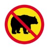32 Gallon Square Bear Proof Trash Can - Plastic Coated Metal - Surface Mount