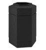 30 Gallon Plastic Trash Receptacle - Hexagon Design