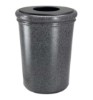 50 Gal Fiberglass Trash Can - Reinforced Polymer Concrete