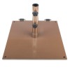 Steel 75 lb. Umbrella Base with Wheels