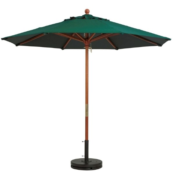 7 ft. Market Umbrella Octagon with Two-Piece Wood Pole