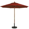 7 ft. Market Umbrella Octagon with Two-Piece Wood Pole