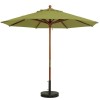 7 ft. Market Umbrella Octagon with Two-Piece Wood Pole