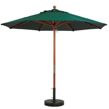 9 ft. Wooden Market Umbrella