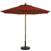 9 ft. Wooden Market Umbrella