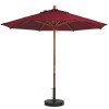 9 ft. Wooden Market Umbrella