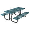 6 ft Rectangular Thermoplastic Steel Picnic Table