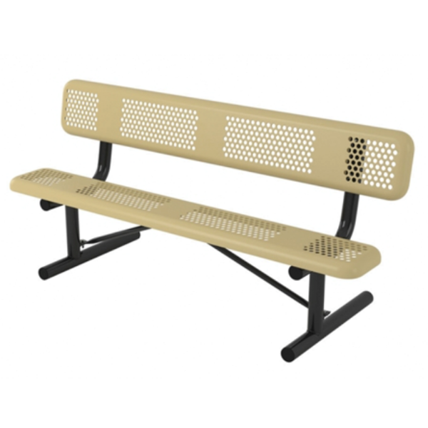 6 ft. Bench with Back