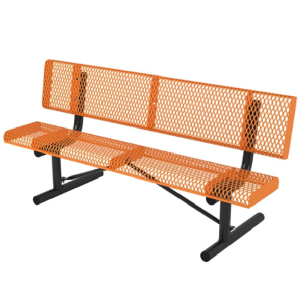 6 ft. Bench with Back