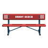 6 Ft. Perforated Steel Buddy Bench