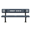 6 Ft. Perforated Steel Buddy Bench