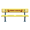 6 Ft. Perforated Steel Buddy Bench
