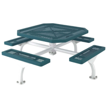 Octagonal Thermoplastic Picnic Table - Regal Style