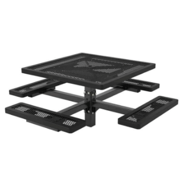 Square Picnic Table - Thermoplastic Metal