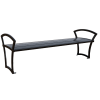 Bryce Powder Coated Steel Bench without Back