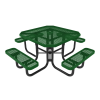 RHINO Octagonal Thermoplastic Steel Picnic Table - Quick Ship - Portable