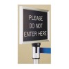 Extenda Barrier Queuing System with 7 ft Retractable Straps - Flat Base