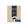Extenda Barrier Queuing System with 7 ft Retractable Straps - Flat Base