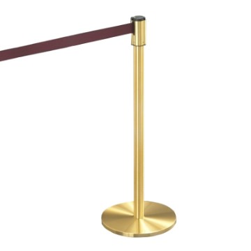 Extenda Barrier Queuing System with 7 ft Retractable Straps - Flat Base
