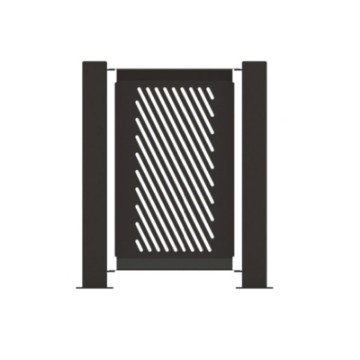 Fencing Panel 14.5" x 32" Powder-Coated Steel - 15 lbs.