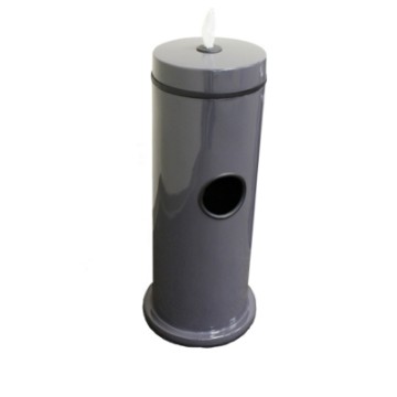 Hand Wipe Dispenser with 7-Gallon Fiberglass Trash Receptacle