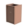 42-Gallon Top-Opening Plastic EarthCraft Trash Receptacle - 91 lbs.