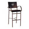 Avalon Bar Stool with Tubular Aluminum Frame for Outdoor Restaurants - 12 lbs.