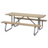 12 Ft. Wooden Picnic Table with Galvanized Steel Frame