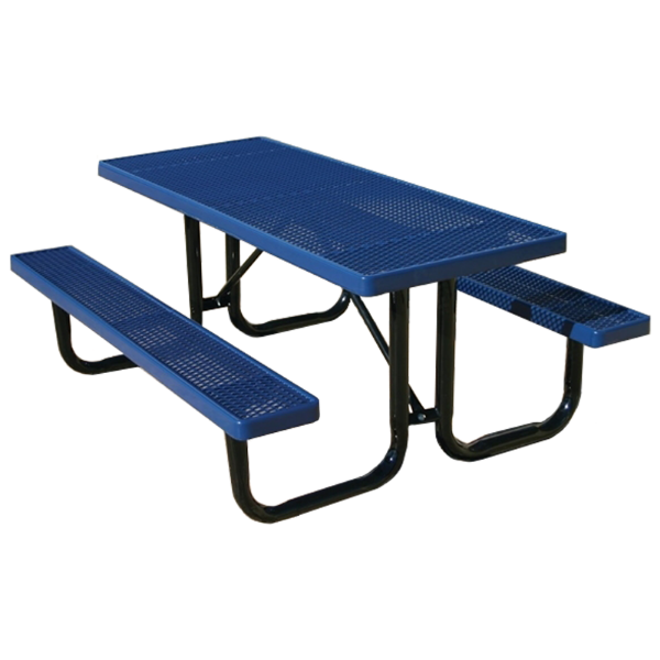 Rectangular 6 ft. Thermoplastic Steel Picnic Table - Ultra Leisure Style