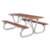 8 Ft Recycled Plastic Picnic Table - Bolted Frame - Portable