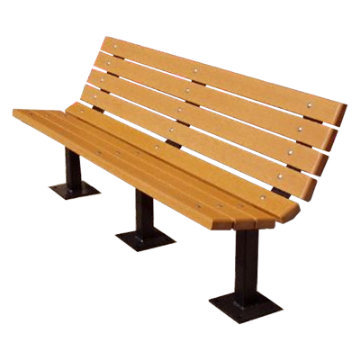 6 Ft. Recycled Plastic Bench - Surface Mount