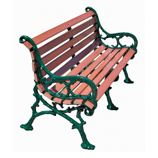 4 Ft. Woodland Contour - Wooden Slats And Metal Frame - Portable