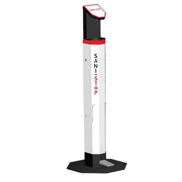 Sentinel Hand Sanitation Station with Foot Pump Indoor Or Outdoor Use - 50 lbs.