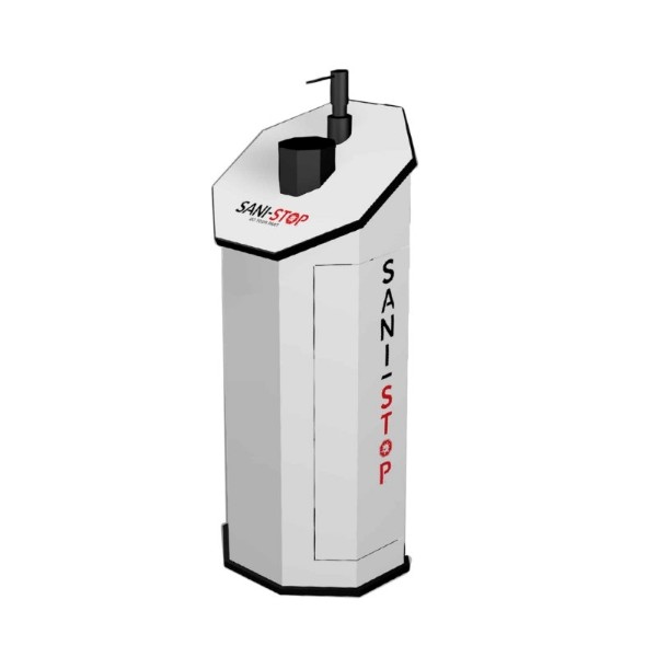 Sani Stop Manual/Automatic Sentry Hand Sanitizing Station - 28 lbs.