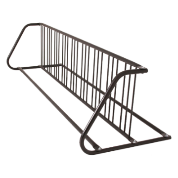 18 Space Grid Bike Rack, Galvanized Or Powder Coated Steel
