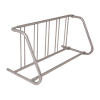 5 Space Grid Bike Rack, Galvanized Or Powder Coated Steel 