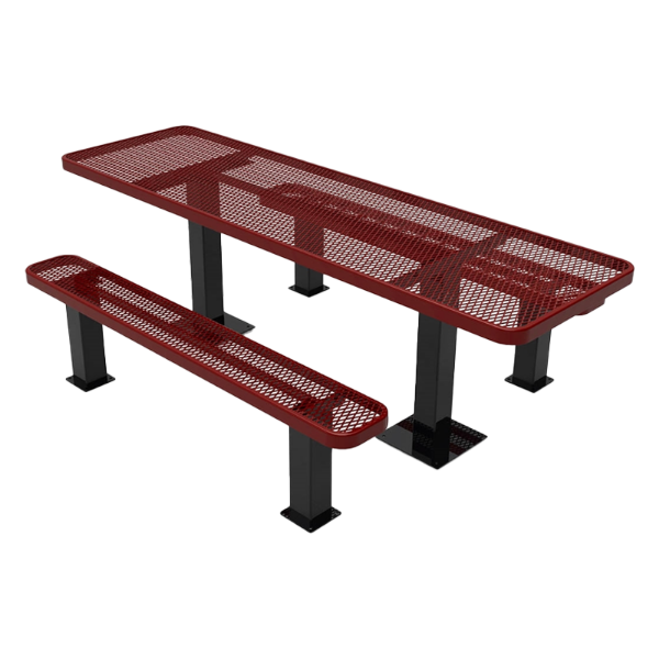 ELITE Series ADA 8 Foot Thermoplastic Steel Picnic Table