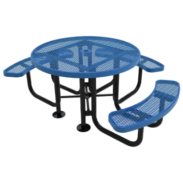ELITE Series Wheelchair Accessible Round Picnic Table for Universal Access