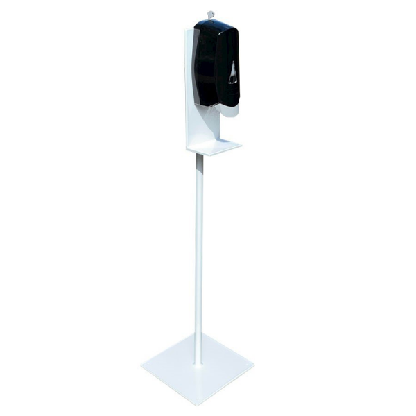 Hand Sanitizer Dispenser Stand with Powder Coated Aluminum Frame - Stand Only