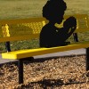 Social Distancing Silhouette for Benches and Tables Heavy-Duty Steel	