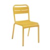 Cannes Stackable Armless Dining Chair with Commercial Frame - 8.5 lbs.