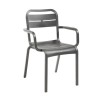 Cannes Dining Armchair with Stackable Resin Frame - 10 lbs.
