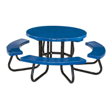 48" Round Fiberglass Picnic Table
