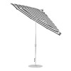 11 ft. Octagonal Auto Tilt Crank Market Umbrella - Fiberglass Ribs