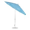 11 ft. Octagonal Auto Tilt Crank Market Umbrella - Fiberglass Ribs