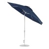 11 ft. Octagonal Auto Tilt Crank Market Umbrella - Fiberglass Ribs